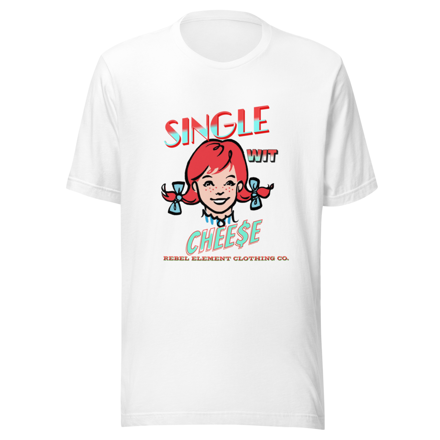 SINGLE WIT CHEESE UNISEX T-SHIRT
